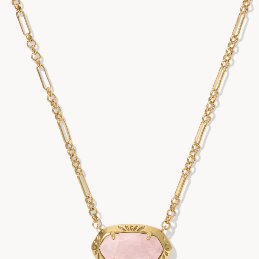 BNWT Kendra Scott Yellow Rose Elisa Vintage Necklace